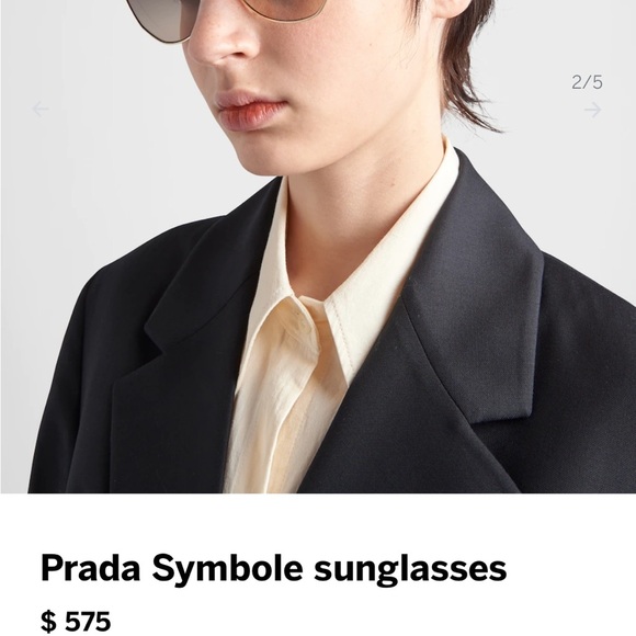 Prada Symbole Sunglasses - Picture 5 of 5